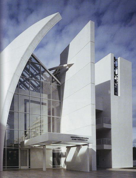 IMAGE0881.JPG - Richard Meier, Jubilee Church, Tor Tre Teste, Rome, 1996-2003